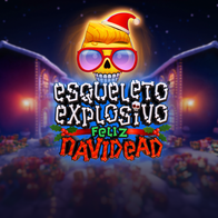 Esqueleto Explosivo Feliz Navidead